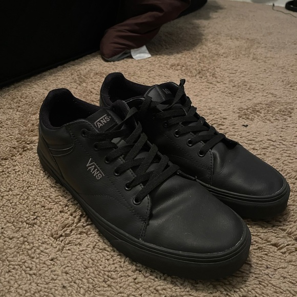 selling my black leather vans. Show size is 13. - Picture 3 of 4